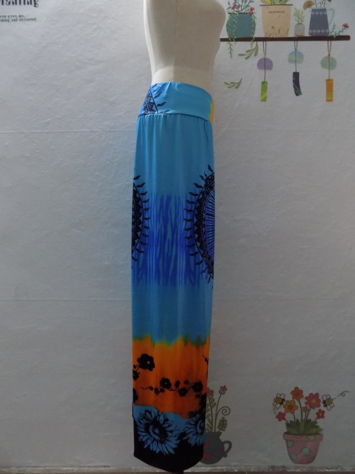 Wide Leg Floral Pants