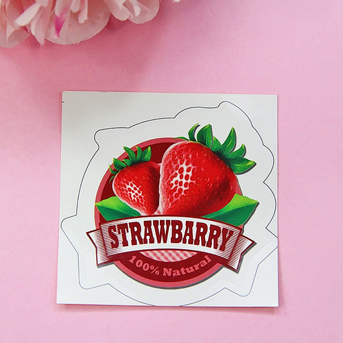 Strawberry grape cherry blueberry dragon fruit kiwifruit lemon fruit stickers slime decoration