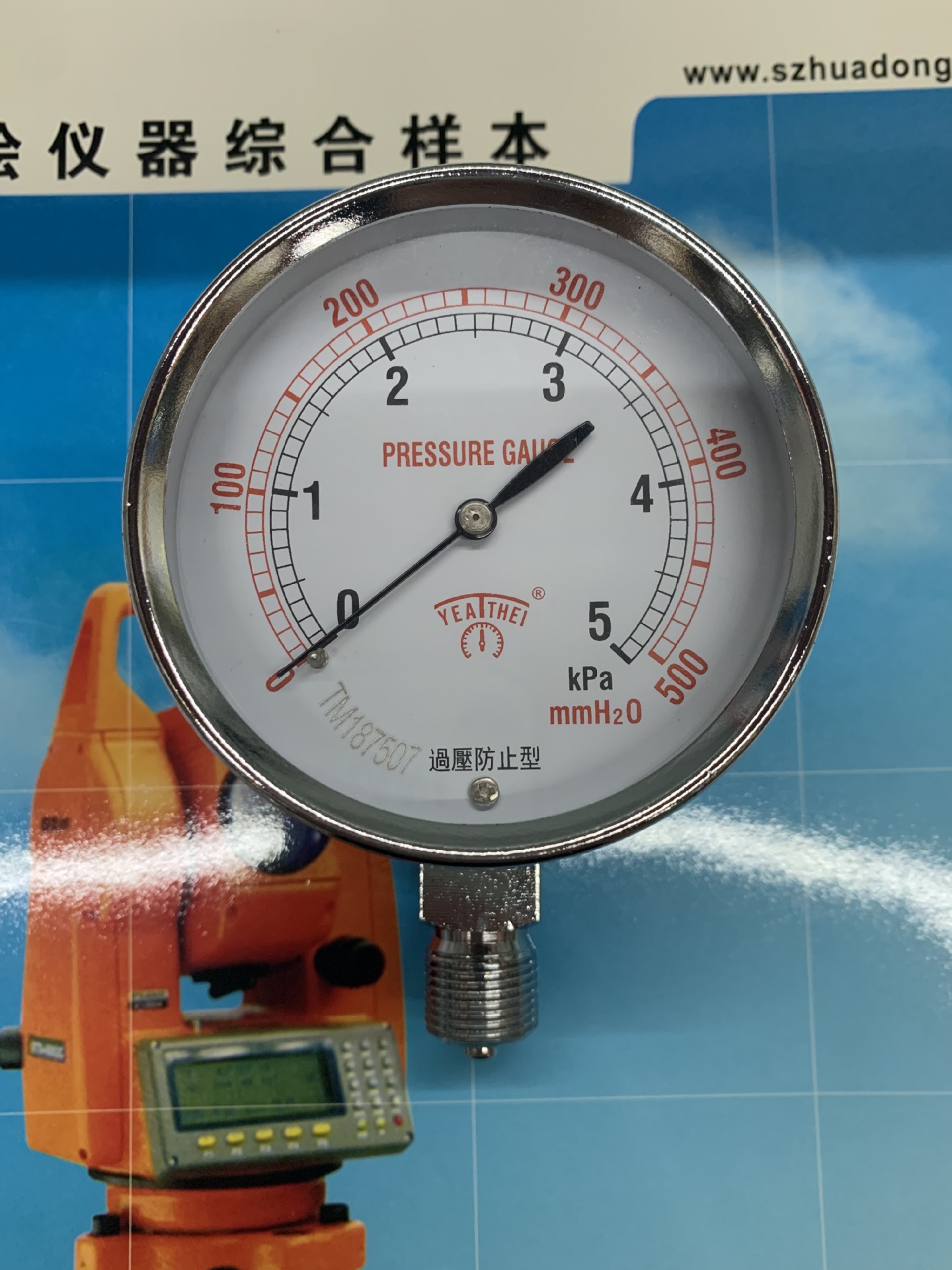 YEATHEI牌膜盒压力表YE-60YE-75微压表10KPA15KPA30KPA50KPA/