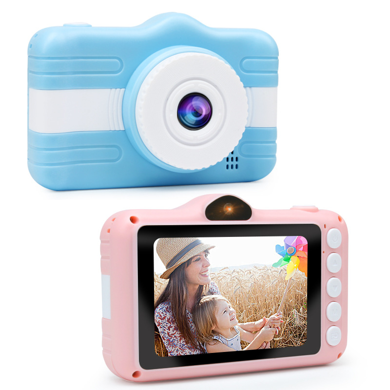 跨境高清单反儿童相机拍摄创意双摄像头迷你数码相机益智玩具礼品