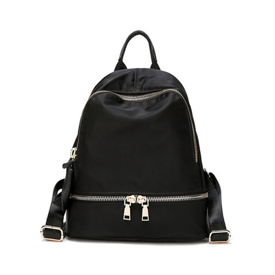 新款牛津布尼龙旅行双肩包女耐磨撞色背包 户外休闲运动防水背包|ms