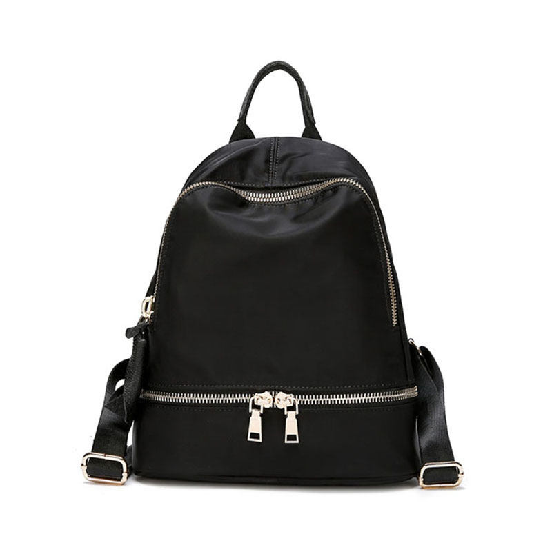 新款牛津布尼龙旅行双肩包女耐磨撞色背包 户外休闲运动防水背包|ms