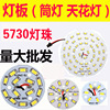 led Patch light source circular Super bright 3w5W Double color Light board Wicks Crystal lamp Down lamp Spotlight 5730 Lamp beads