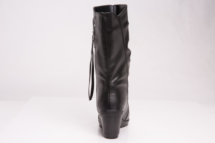 Bottes femme en PU artificiel - Ref 3355402 Image 9