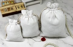 廠家直銷純棉麻布袋子小布袋收納袋束口袋手工錦囊文玩袋盤珠袋
