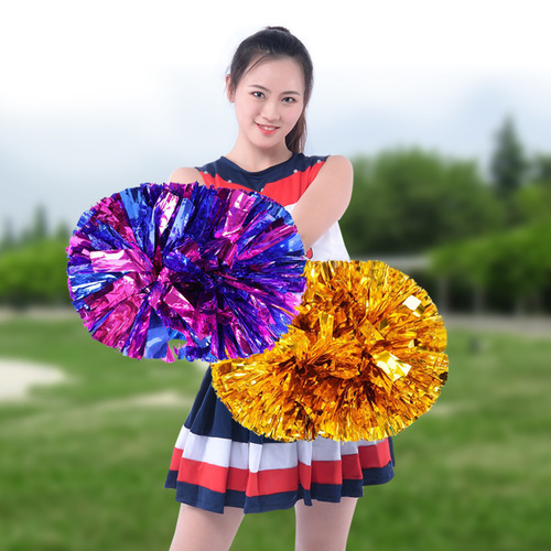 Light Show Cheerleading Dance with Flower Balls, Handheld Flower Ball Handles, Hand-Shaken Flower Show with Colorful Balls