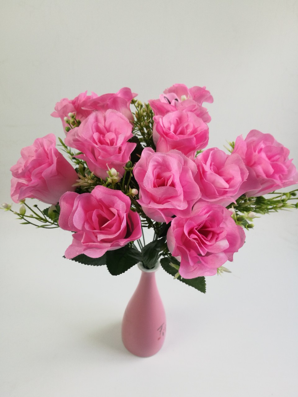 Bodas de mano 12 flores de flores de decoración de flores artificiales venta directa