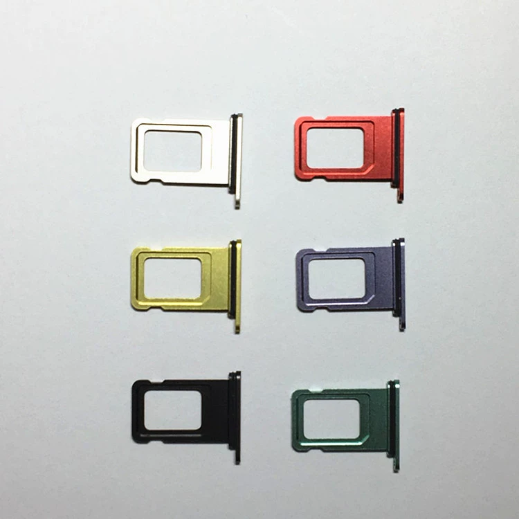 Подходящий держатель SIM-карты single card tray для Apple iPhone 11, один слот, слот для карты с водонепроницаемой резиновой прокладкой