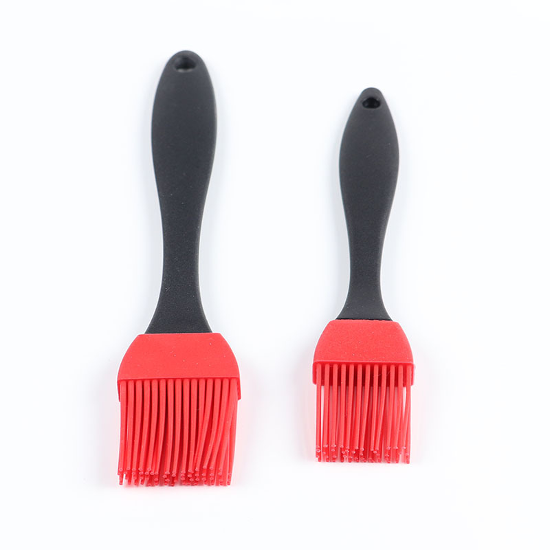 Hornear DIY herramientas 20cm plástico PP mango silicona cepillo barbacoa cepillo aceite silicona pastel limpieza utensilios de limpieza