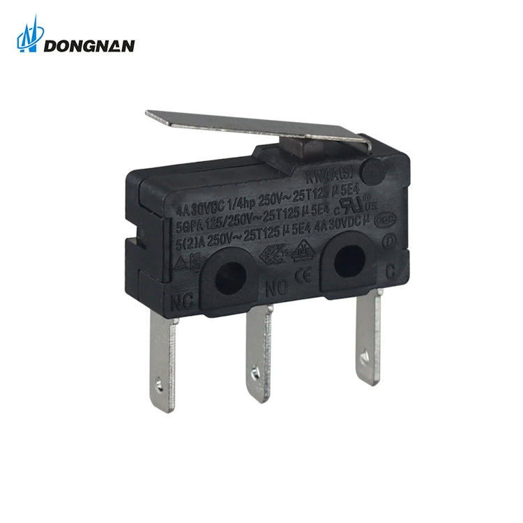 [dongnan微动开关 小型KW4A(S) 快接端子  10T125 直柄限位开关]