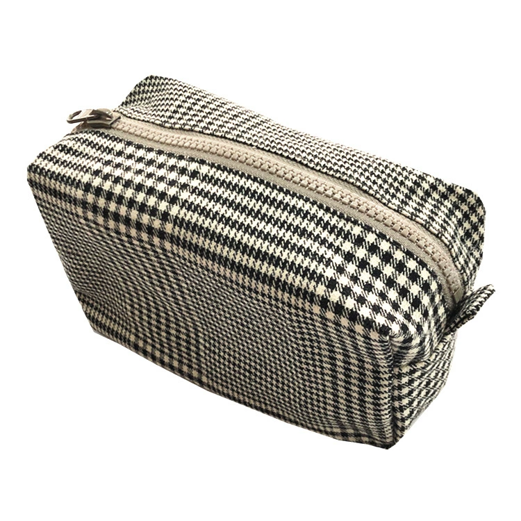Flannel cosmetic bag, organizer bag