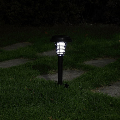 Solar mosquito killer lamp, purple light and white light, two-stage lawn lamp, outdoor rainproof garden lamp, courtyard lamp, mosquito repellent and insecticide lamp