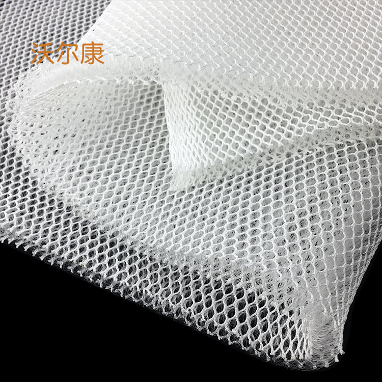 泉州沃尔康三明治网眼布料 15mm材料 宽幅厚度可网布