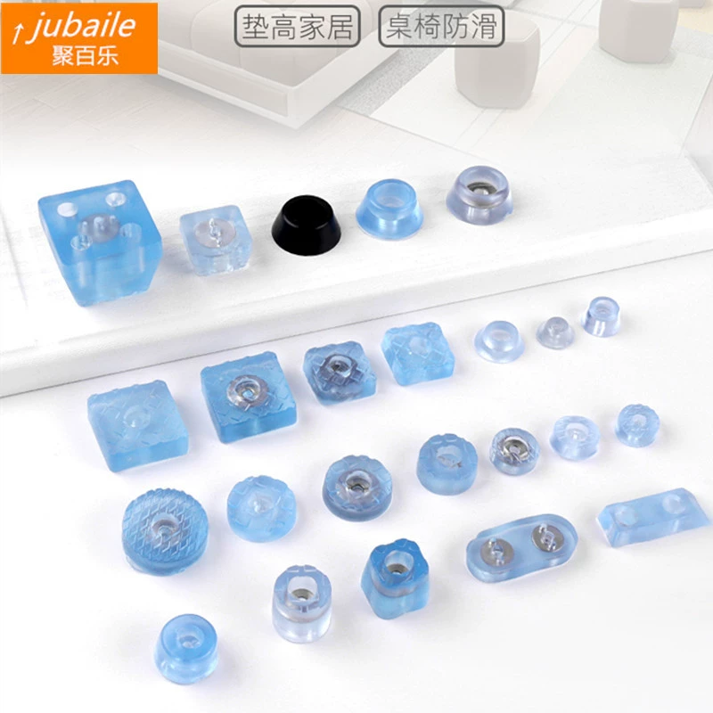 Тихий прозрачный резиновый силиконовый диван, стол и стул, мягкая мебель для ногтей, коврик для ног, нескользящий мягкий коврик для ног, стол и стул, коврик для ног