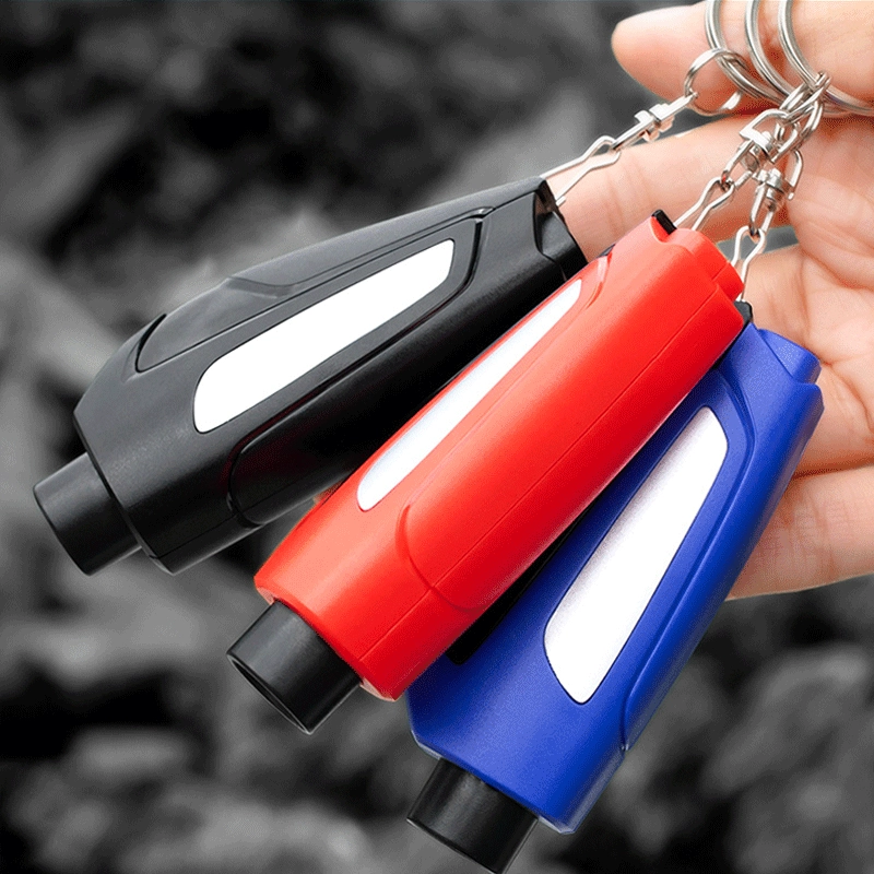 Боек из вольфрамовой стали Мини-молоток безопасности для резки автомобиля ремень безопасности брелок аварийный молоток пожаротушение разбитое окно спасательный артефакт