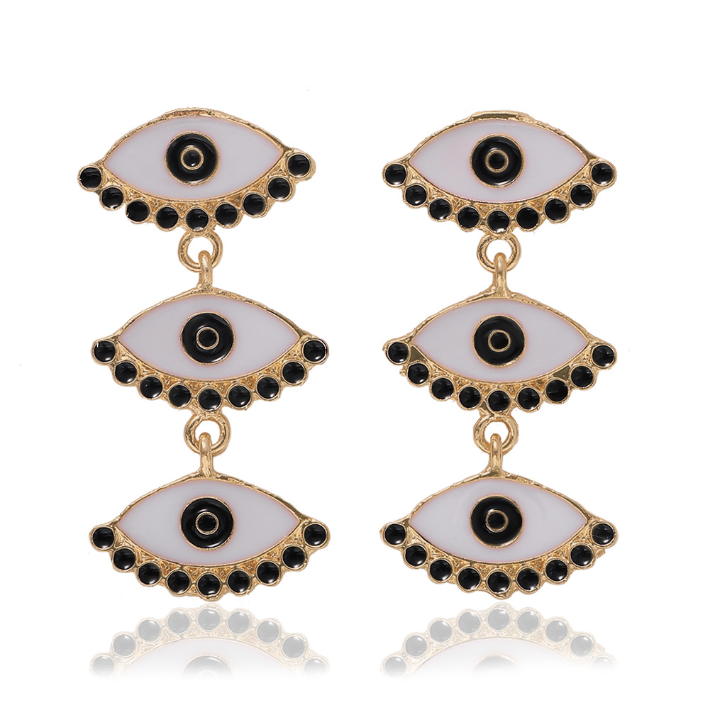 Explosion Style Alloy Oil Drop Earring Trend Earrings Fashion Jewelry Accessories display picture 4