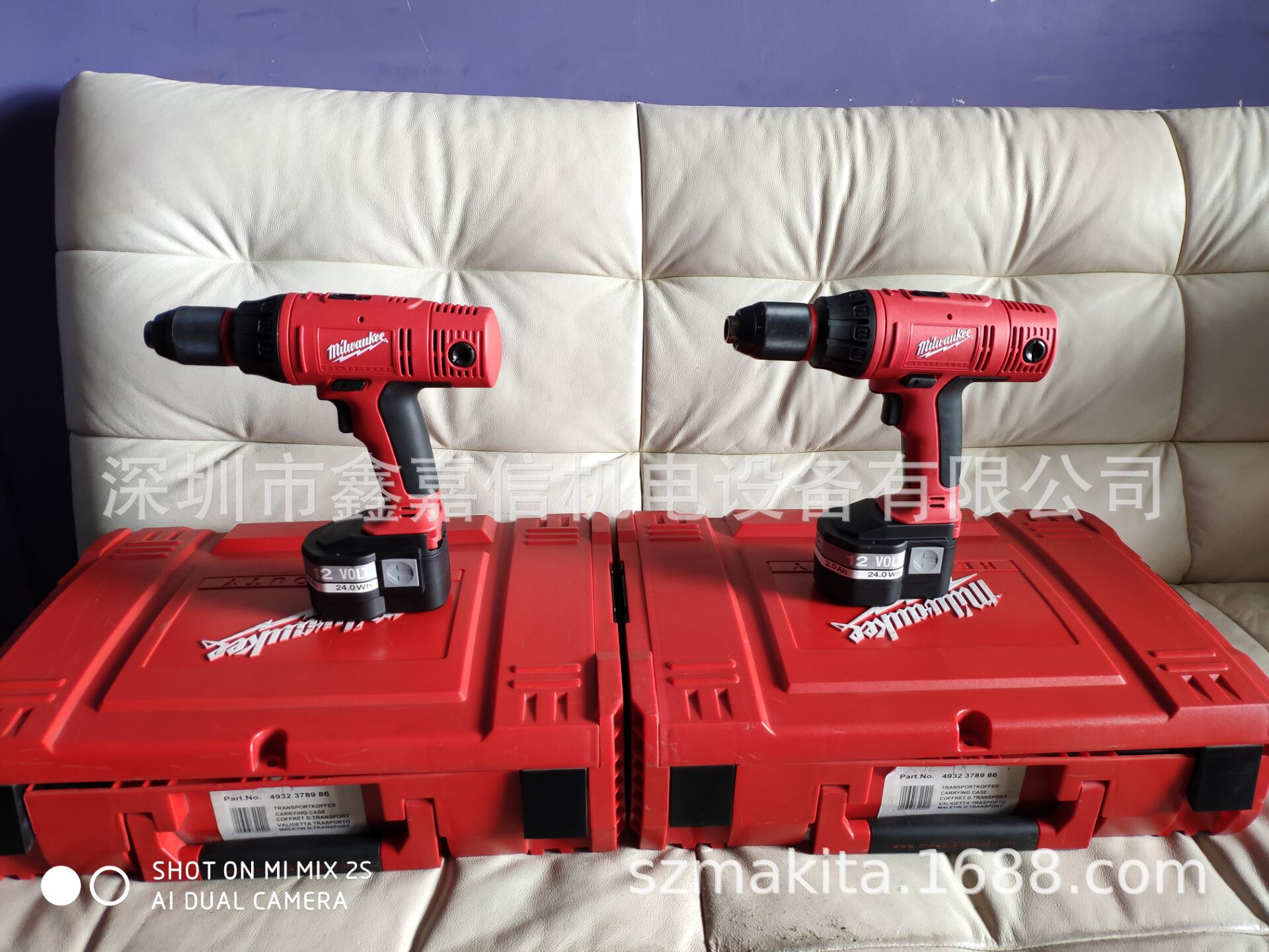 批发美国 milwaukee米沃奇 充电钻 LokTor S12TX