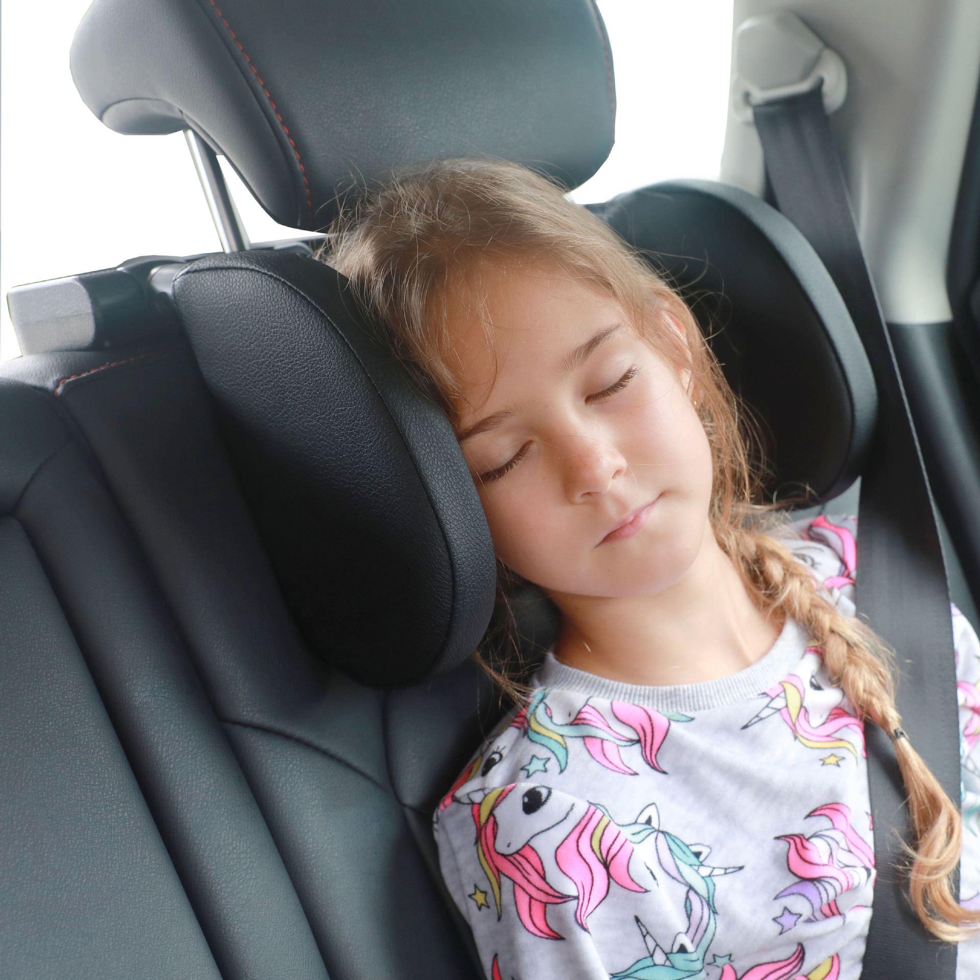Neck Pillow Car Supplies Pillow Waist Support Set Memory Foam Children Sleeping Headrest