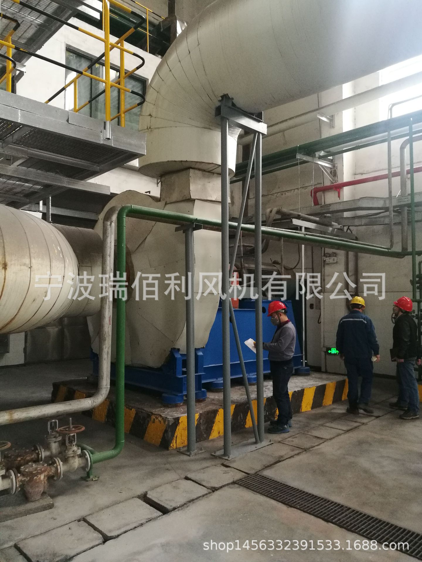 宁波固废处理焚烧炉高温循环不锈钢离心风机