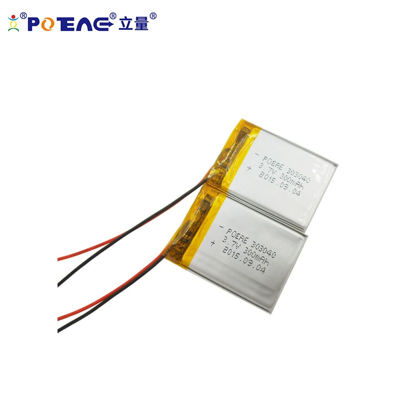Малый полимерный аккумулятор 303040 3.7В 300mAh для смарт-носимого оборудования
