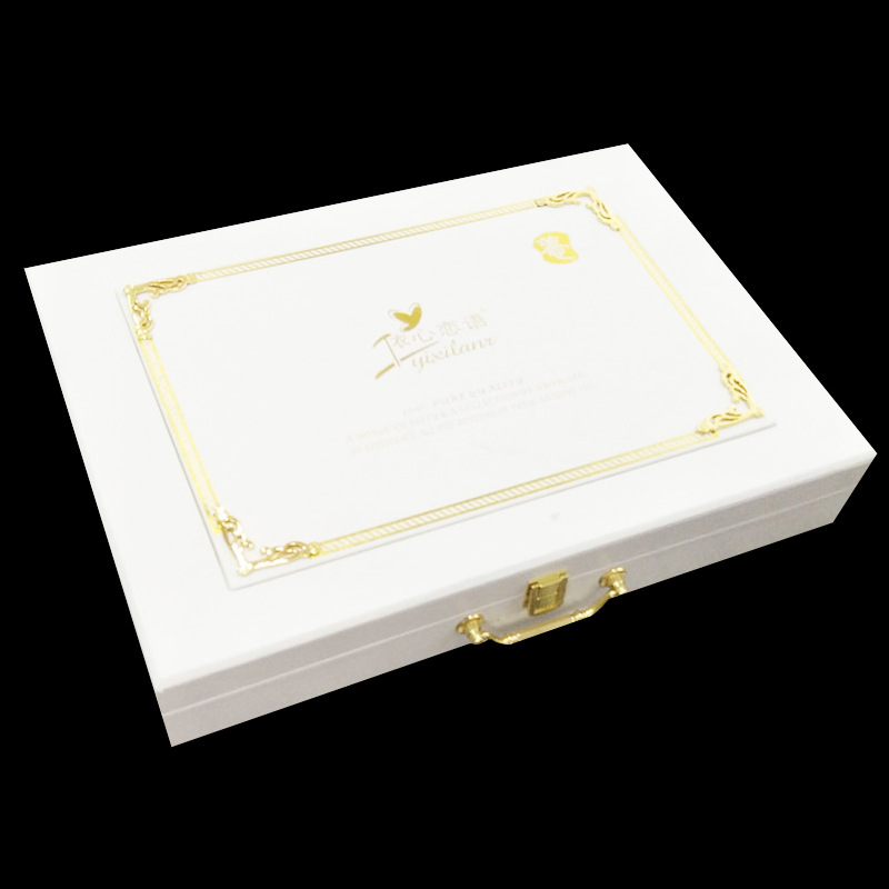 高档化妆品皮盒定制 保健品包装盒 美容院美光针护肤品安瓶套盒