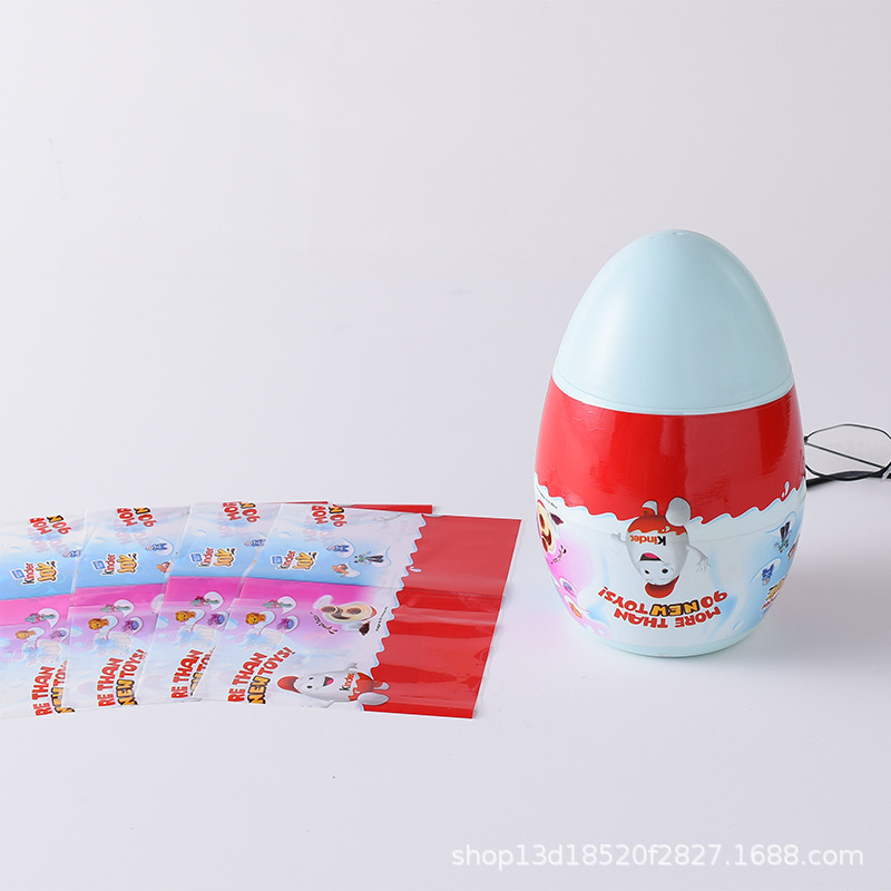 鸡蛋壳收缩膜标签pet热缩膜pvc收缩膜彩印塑封膜两头通收缩标签