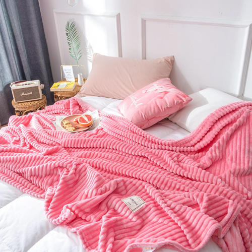 Nordic Internet celebrity solid color magic fleece blanket girl heart nap leisure blanket air-conditioning blanket cover blanket four seasons blanket gift blanket