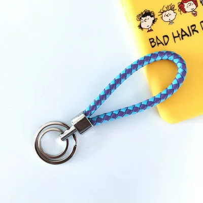 Woven keychain, polyurethane bag, pendant