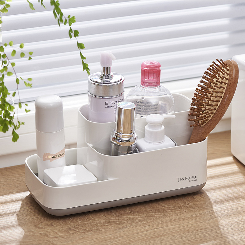 Estante de almacenamiento de cosméticos multifuncional en stock sala de estar mesa de café caja de almacenamiento de control remoto de estilo europeo hogar simple creativo