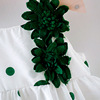 Summer dress, girl's skirt, small princess costume flower-shaped, hat, wholesale