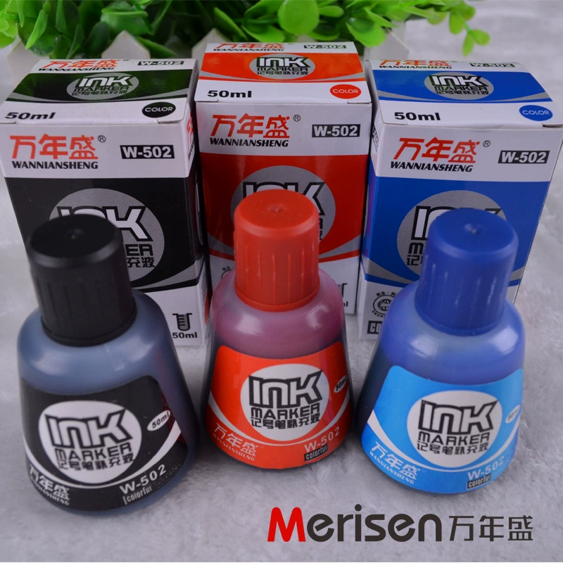 Wanniansheng W-502 канцелярские товары 50 мл маркер чернила маркер заправка жидкостью для наполнения