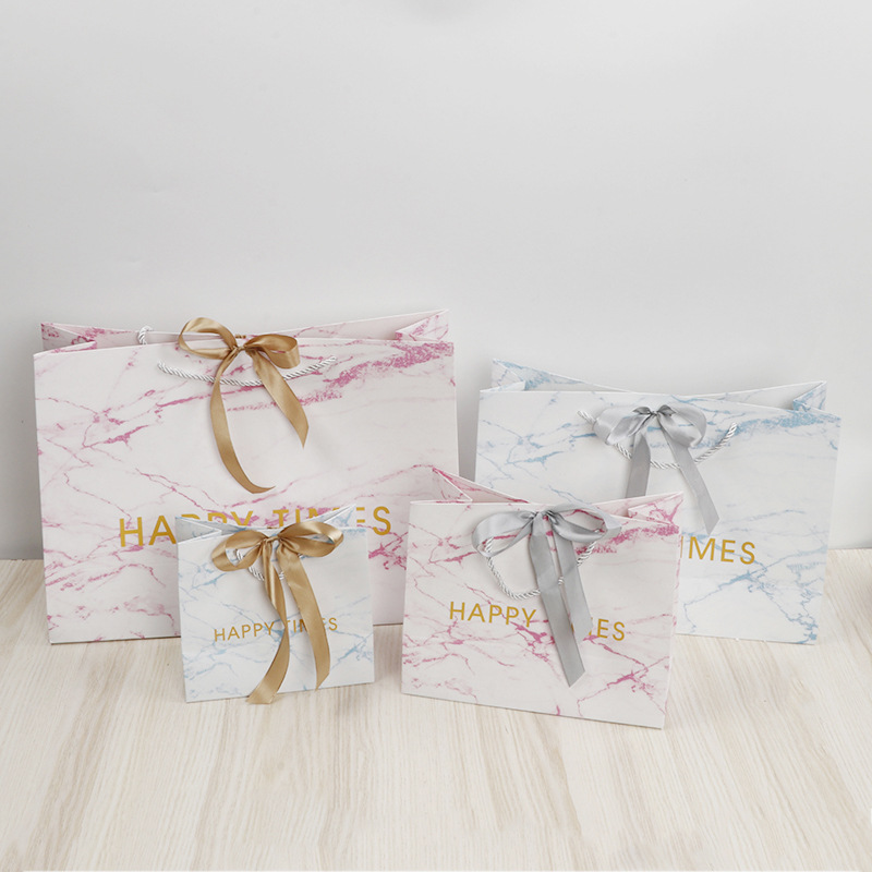 Butterfly Wedding Gift Gift Paper Bag Clothing Shopping Tote Bag Gift Packaging Bag display picture 1