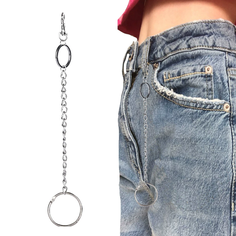 Модные джинсы для ключей, металлическая брелок, пояс, Aliexpress, панк стиль