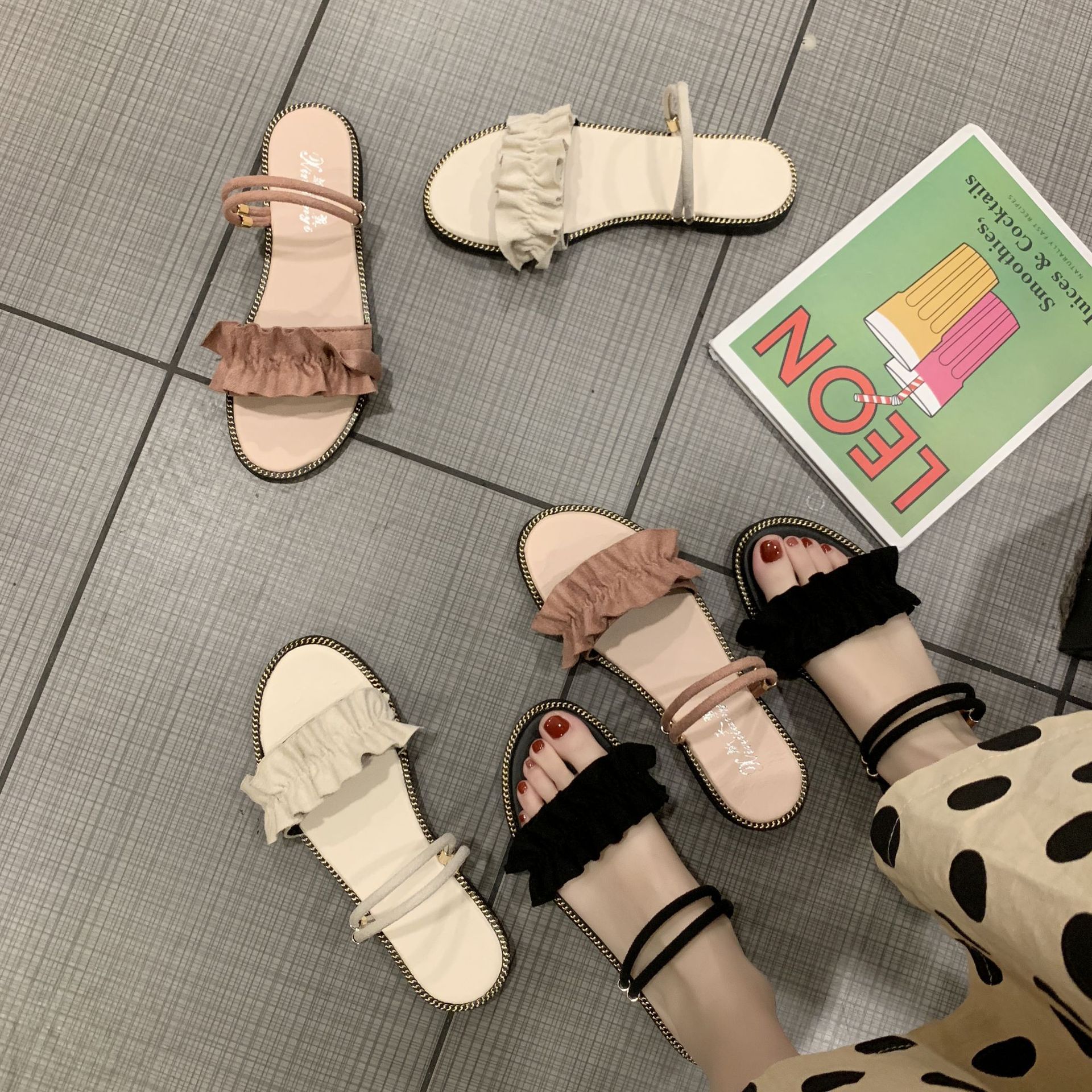 Chaussures été pour femme en Caoutchouc - Ref 3345735 Image 4