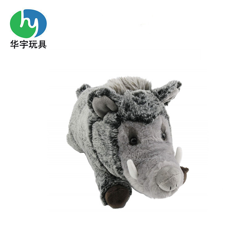 Exported Europe and America high-grade Plush Toys simulation Wild boar Easter gift Super soft Filling pig Doll