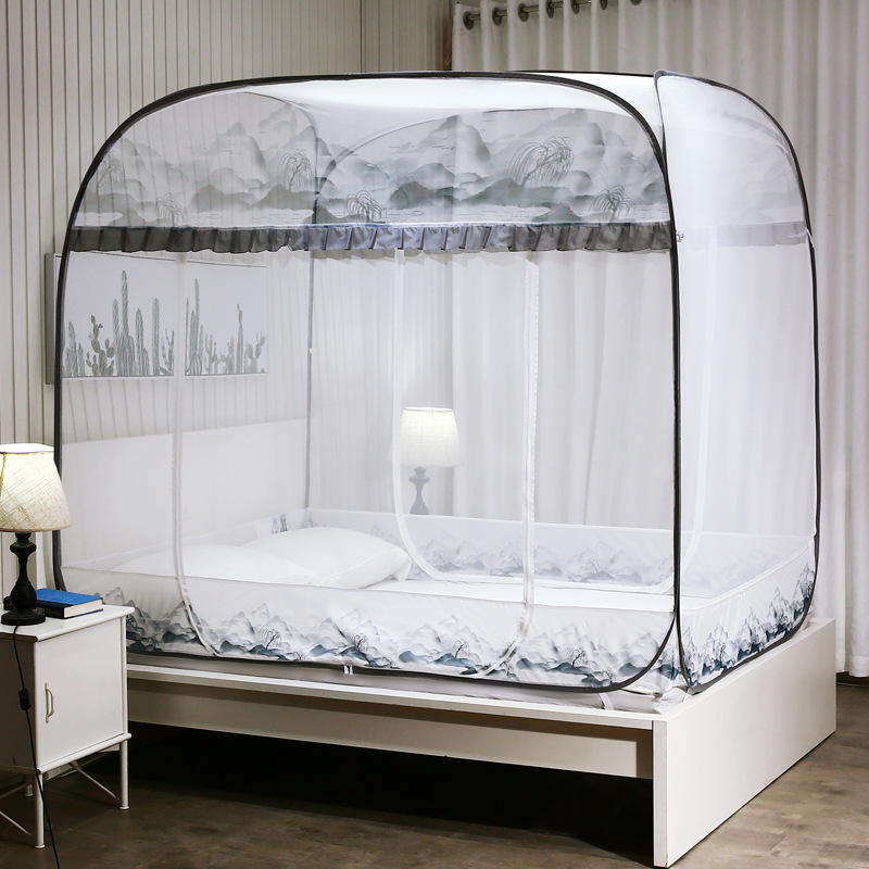 德豪家纺2019春夏季新款礼品蒙古包透气蚊帐床家居上用品一件代发|ms