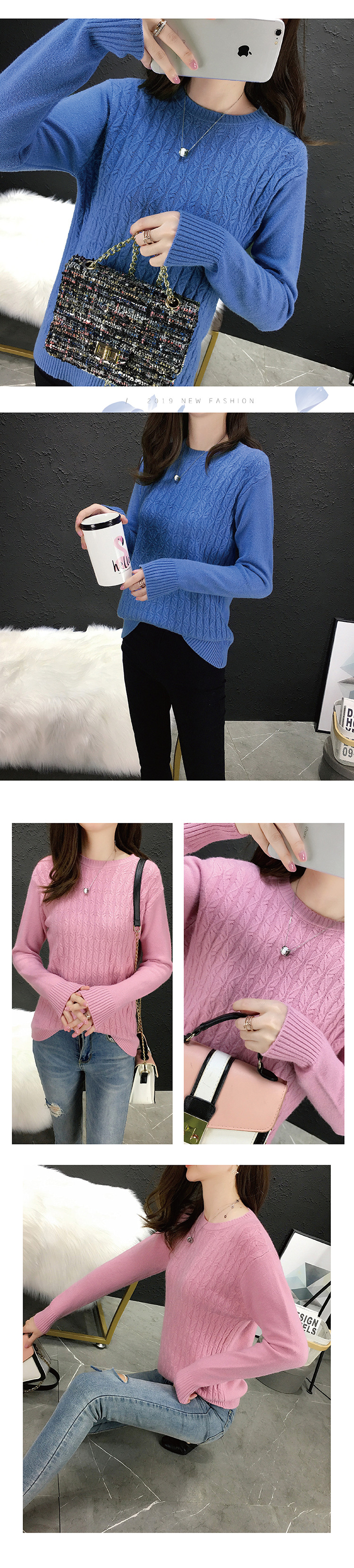 Pull femme en Fibre de polyester Polyester  - Ref 3414270 Image 18