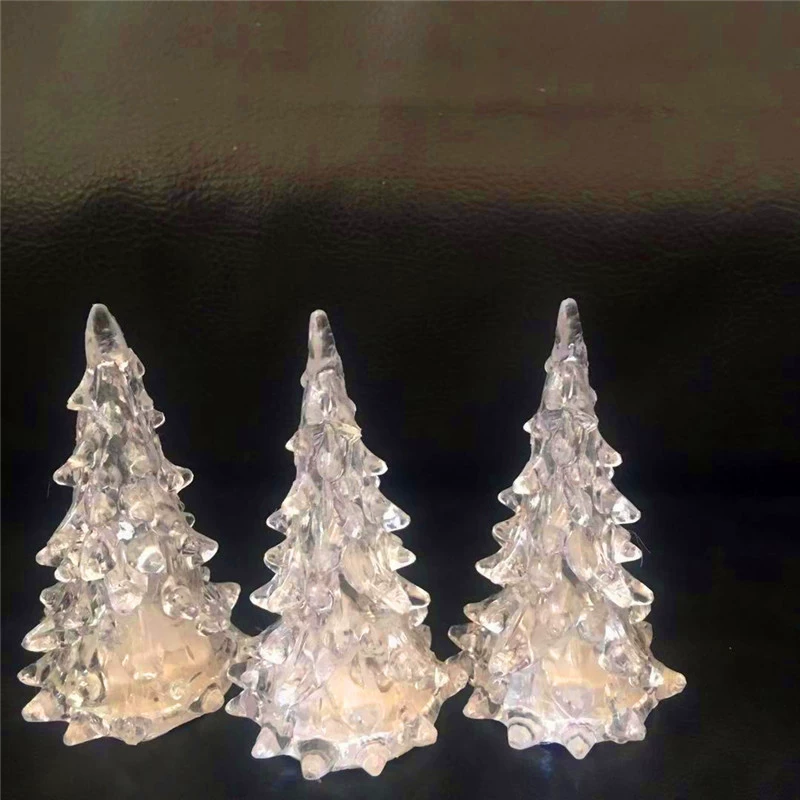 Colorful Aklien Christmas Tree Light Light Colorful Night Lantern Skin Crown Christmas Light 1C 7.5cm