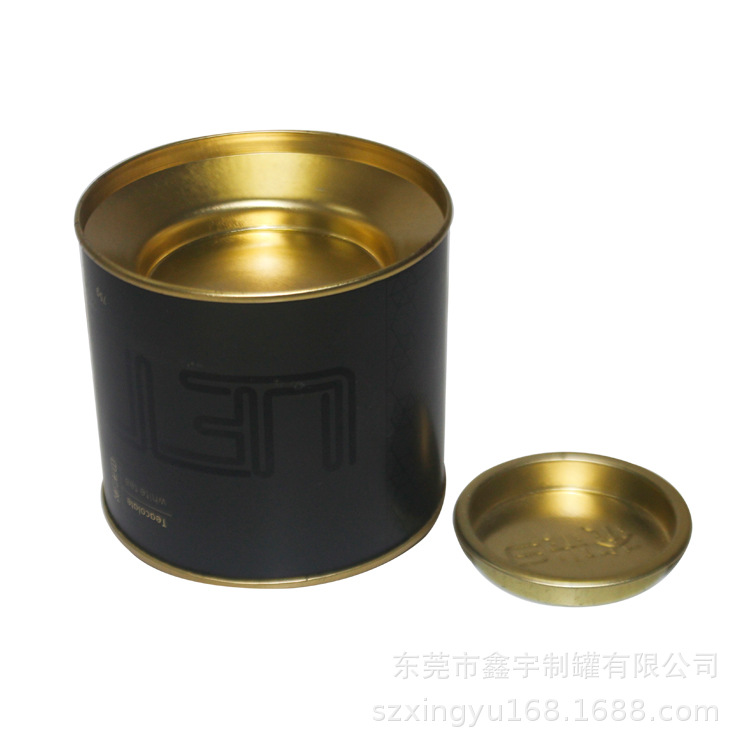 厂家小青柑圆形茶叶罐食品级金属密封包装红茶花茶马口铁盒