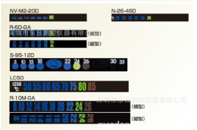 日本Asey工业  温度感知液晶密封 R-10M-GA(横型)/R-10M-GA