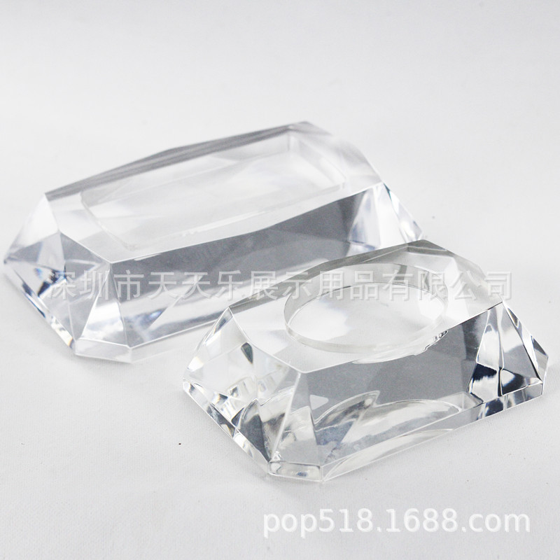 酒吧KTV 高端红酒，洋酒亚克力透明底坐，有机玻璃展示架