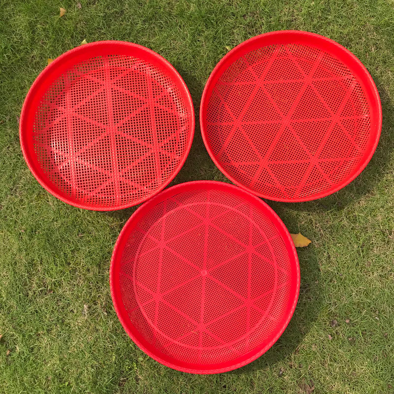 厂家直销塑料筛子 仿竹编筛 跑江湖赶集筛子 全新材质