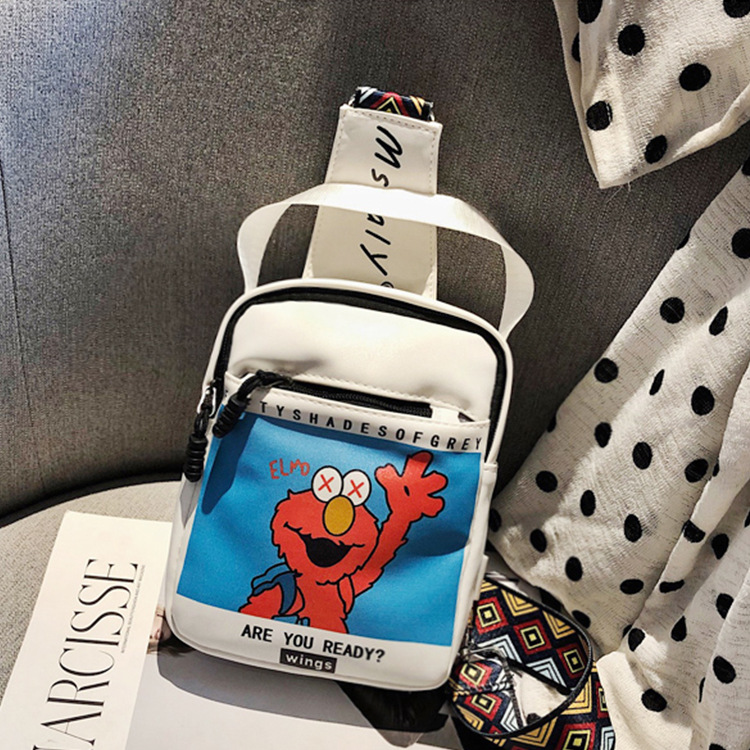 Pechera de Cuero PU con Estampado para Mujer