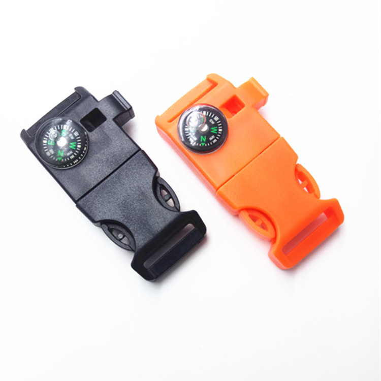 Whistle with clasp, travel plastic lighter