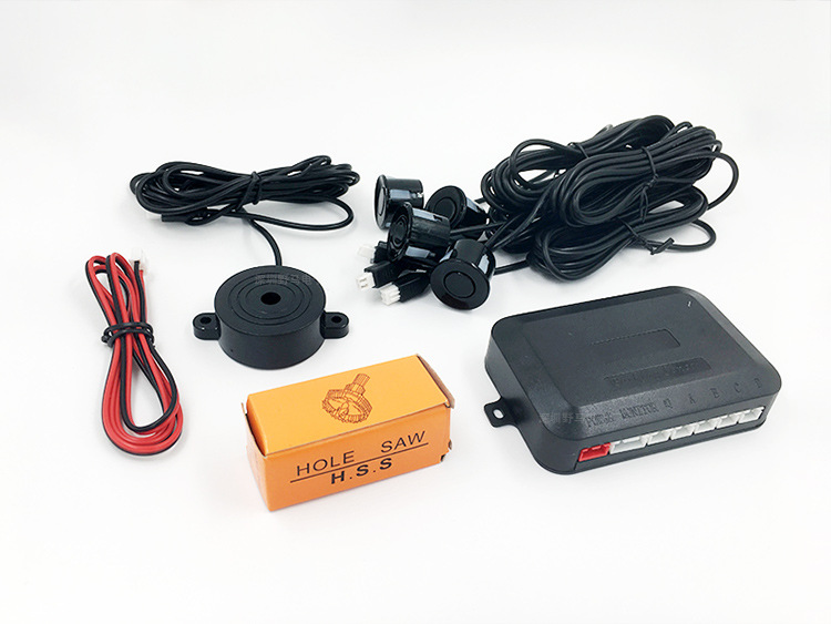 4 Probe Screenless Pure Buzzer Reversing Radar Simple Installation Without Monitor Didi Sound Reminder Parking Radar