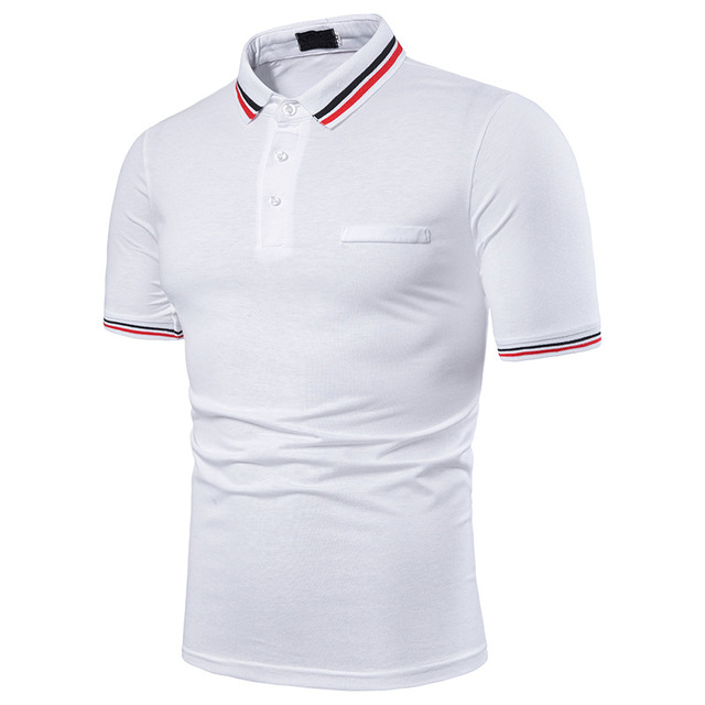 Men’s Short Sleeve T-shirt, Pure Colour Big Body Cuff Cuff Cuff