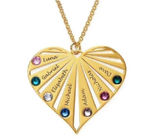 Heart-Shaped Pendant Silver