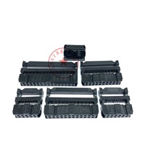FC-26P 2*13P压线座 2.54MM间距 ISP接头 JTAG插头 三件套FC牛角