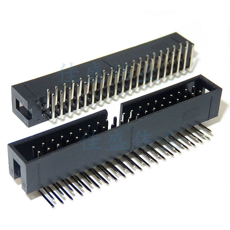 DC3-40PL 2*20P 2.54MM согнутый контакт медная штырь ISP интерфейс простой бычок простой роговая база согнутый контакт