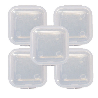 Soundproof earplugs Storage square Box Earplugs Box Sure A Earplugs transparent wholesale